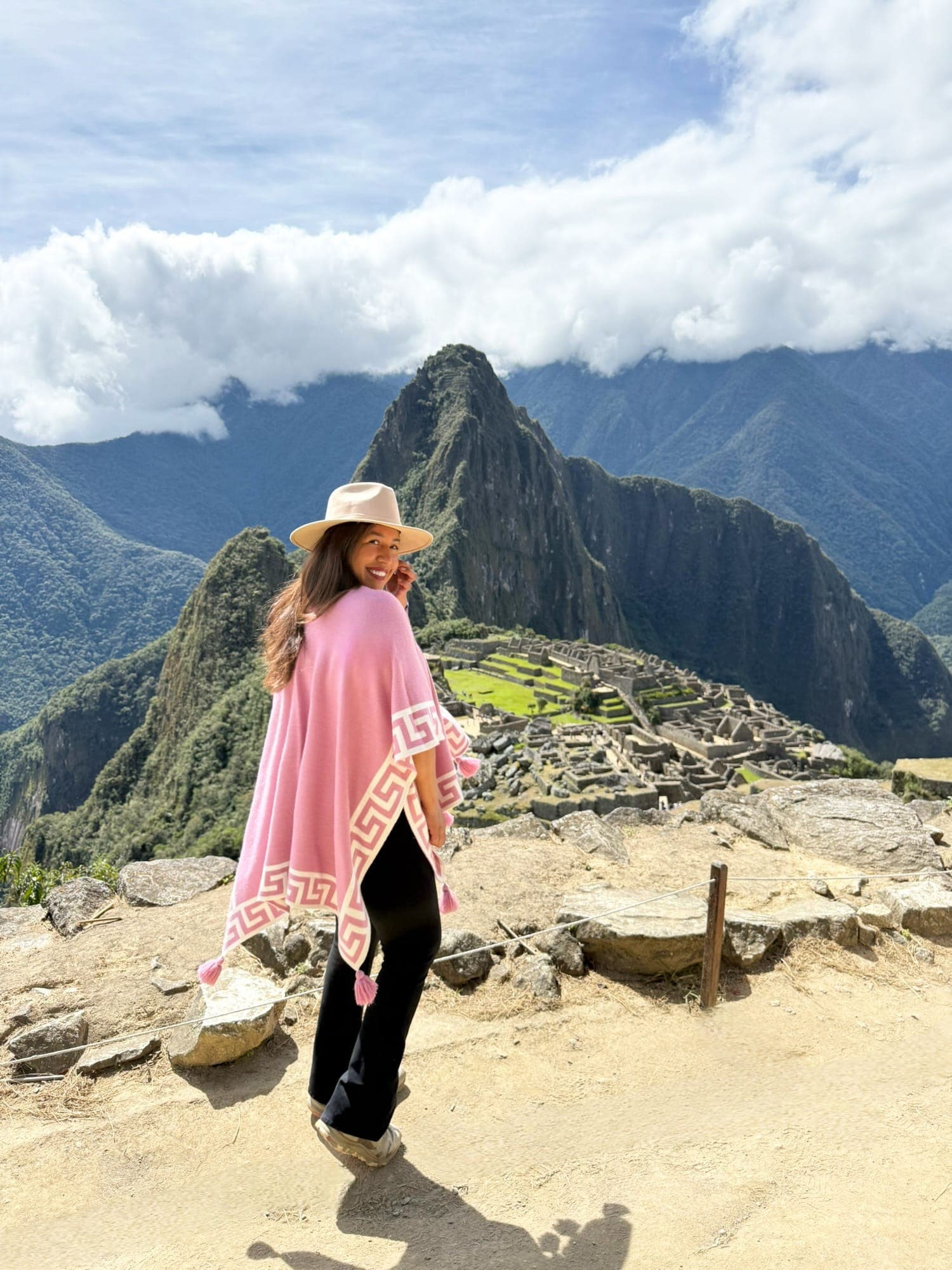 Jeannette Ceja at Machu Picchu