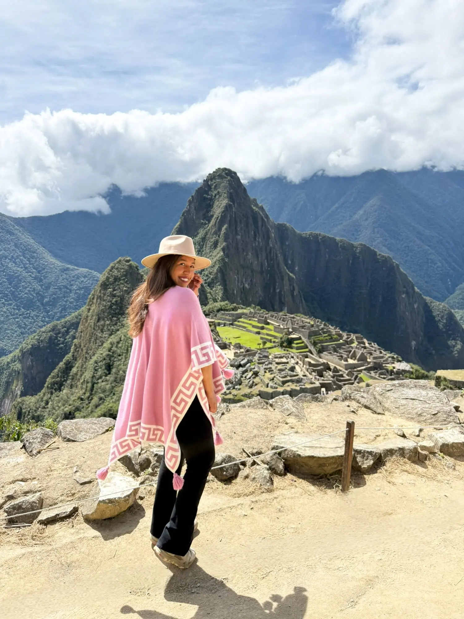 Jeannette Ceja at Machu Picchu
